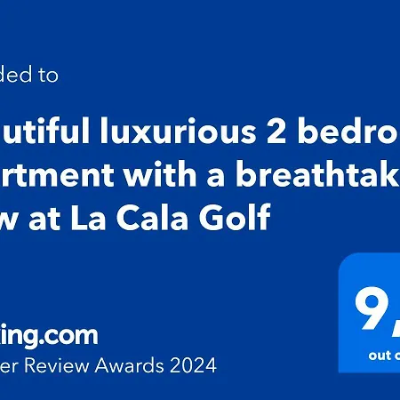 Beautiful Luxurious 2 Bedroom With A Breathtaking View At La Cala Golf Apartment